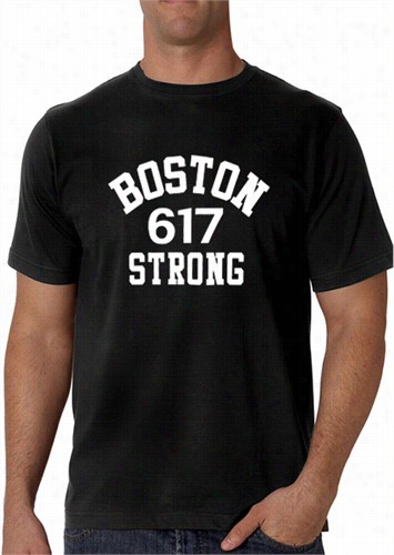 Boston 617 Strong Men's T-shirt