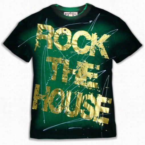 Bulzeye Revolution &quot;rock The House&quot; Couture T-shirt (green)