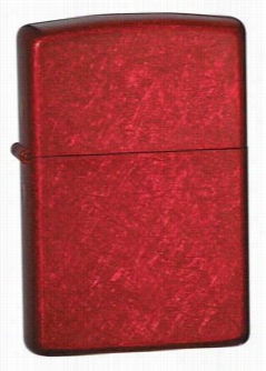 Candy Apple Red Chrome Zippo