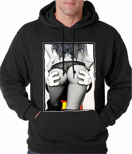 Cartoon Hands Getting A Feel Butt Hoodie