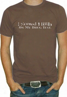 Drug Test  Mens T-shirt