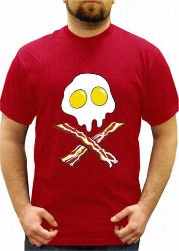 Eggs Bacon Skull Men's T-shirt