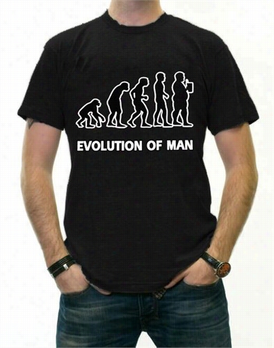 Funny Noveltt Tees - Evolution Of Man T-shirt