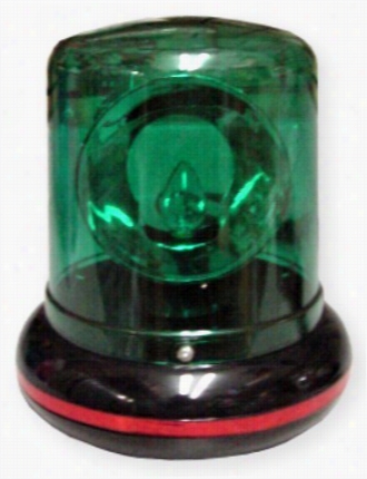 Green Plug In Roating Warning Police Siren Light