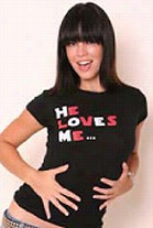 He Loves Me... I Love His Friend Girls T-shirt