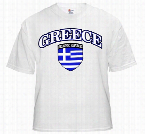 International Soccer Shirts -- Grece Crest T-shirt (mens)