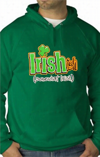 Irish-ish Fun Ny Adult Hoodie