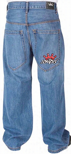 Jnco Jeans - Jnco Half Pipes Jeans (stone Wash)