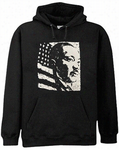 Martin Luther King Vintage Portrait Mens Hoodie