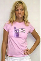 Me My Cell And I Gurrls T-shirt