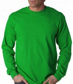 Mens Premium Long Sleeve T-shirt (irish Kelly Green)