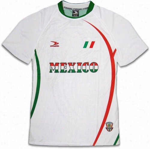 Mexico Pro Soccer Jersey :: Pro Futball Jersey (white)