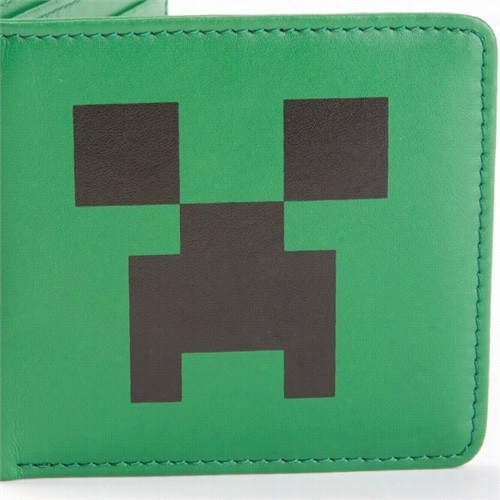 Minecraft Creeper Sur~ Leather Walet