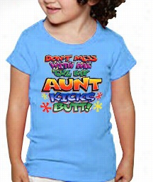 My Auntt Kicks Butt Kids T-shirt