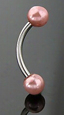 Drop Effects Curved Barbell (pink)