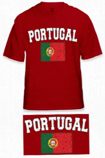 Portugal Vintageflaag International Mems T-shirt