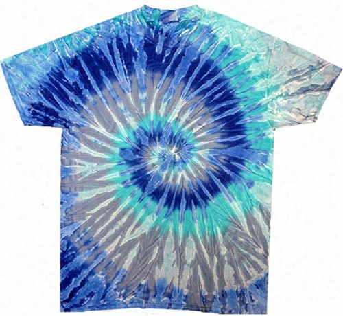 Premium Hand Made Tie Dyet-shrits - Blue Prism Tie Dye T-shirt