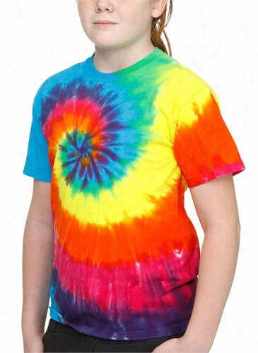 Rainbo W Spiral Bond Dye Toddler T-s Hirt