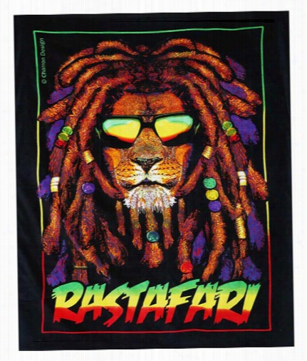 Rastafari Lion Beach Towel (54&quot; X 68&quot;)