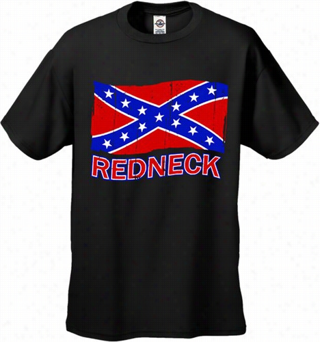 Redneck Cofederate Flag Men's T-shirt