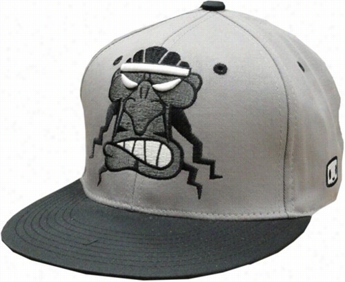 Snapbacks - Booon Angry Man Grey Snapbac Hat