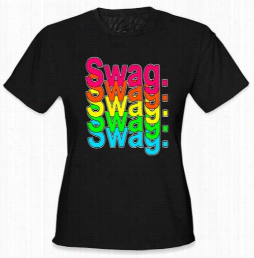 Swa Gmulti-color Neon Gidl's T-shirt