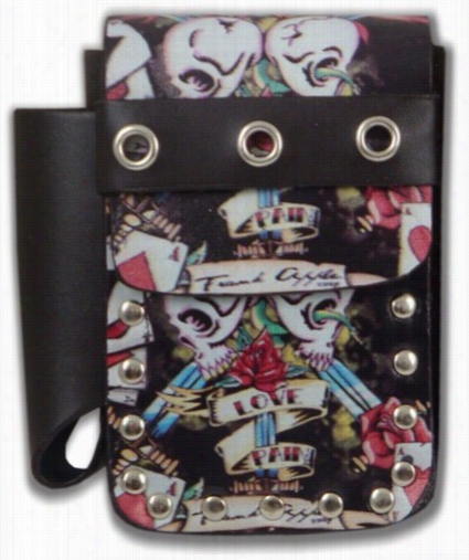 Tattoo Art Cigarette Pouch With Llighter Holder  (for Regulars & 100's)