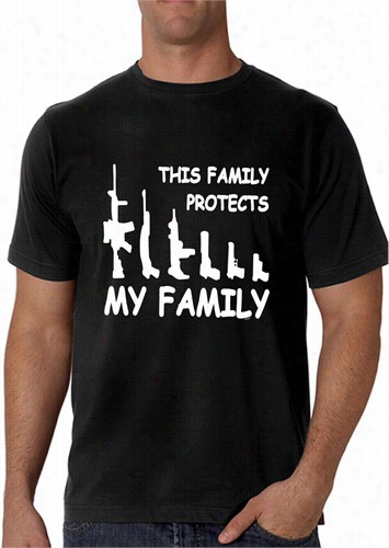 This Household Proteects My Family Men's T-shirt