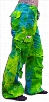 Girls &quot;Hipster&quot; UFO Pants (Green / Blue Tie Dye)