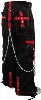 Tripp NYC &quot;The Hands of Time&quot; Bondage Pants (Black/Red)