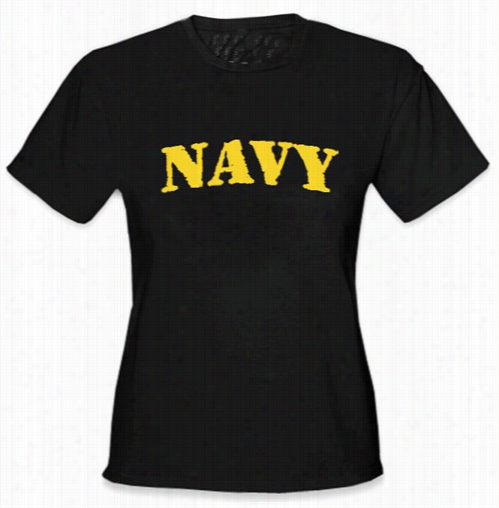 U.s Navy Soldierly Girl's -shirt (yellow