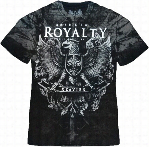 Xzavier &quot;rock & Roll Royalty&quuot; T-shirt (black)