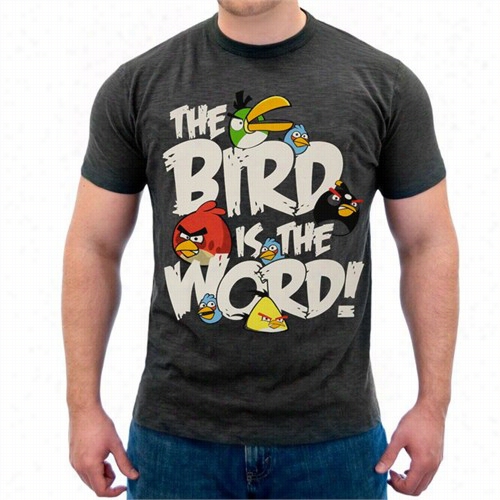 Angry Birds &quot;bird Is Thhe Word&quot; T-shirt