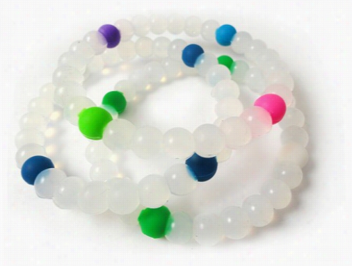 Assorted Clear Karma Bracelet (3 Pack)