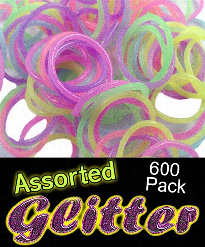 Assorted Sparkle Bands Reifll (600 Pack)