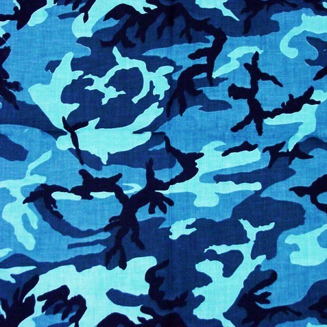 Bandanas - Blue Camo Baandanna