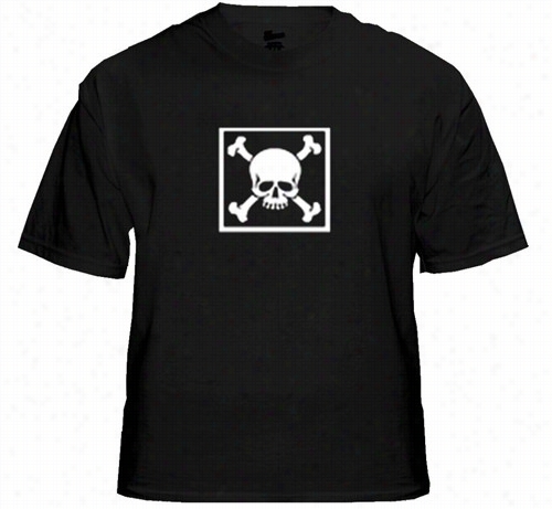 Biker T-shirts - &quot;bones In A Box&quot; Biker Shirt
