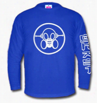 Blue Ghast Maak Logo Longsleeve T-shirt