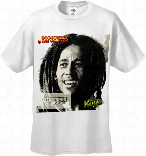 Bob Marley &quot;kaya Deluxe Edition&quot; Men's T-shir T (white)