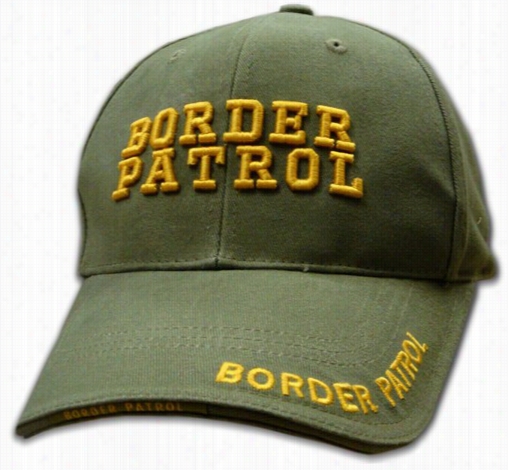 Border Patrol Baseball Hat (olive)