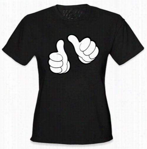 Cartoon Hands &quot;this Girl&quot; Ggirl's T-s Hirt