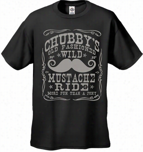 Chubby's Old Fashinoed Wild Mustache Ide Men'ss T-shirt