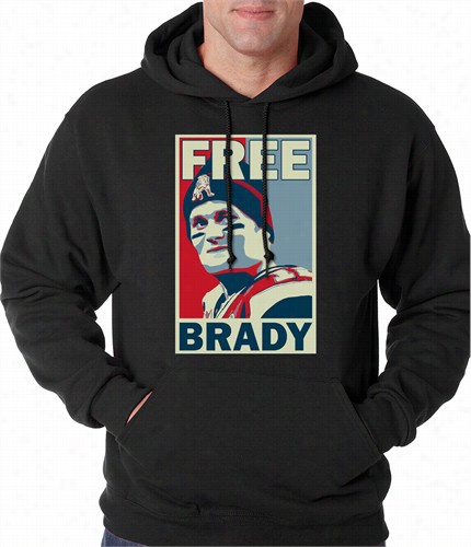 Color Free Brady Deflatgeate Football Adult Hoodie