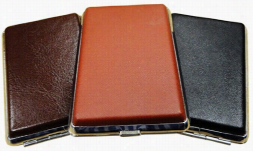 Double Sided Leather Wrap Cigarette Cases (for Ergular Size Cigaretes)