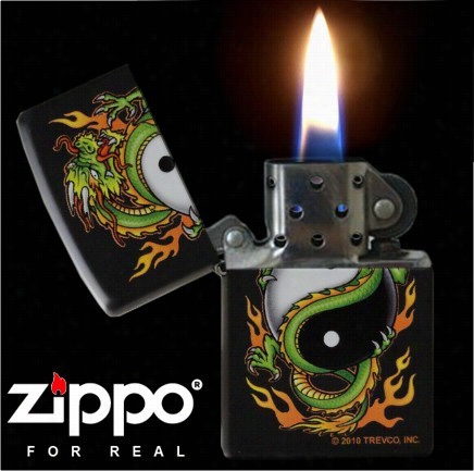 Dragon & Yin Yang Zippo Lighter