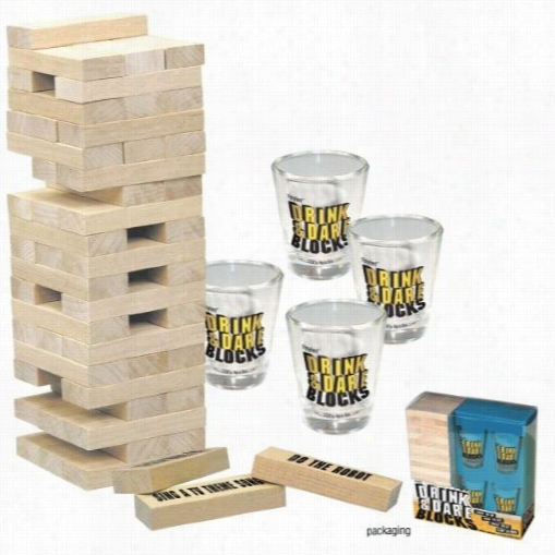 Drink & Dare Block Ower - Tippin Tower Drinking Game