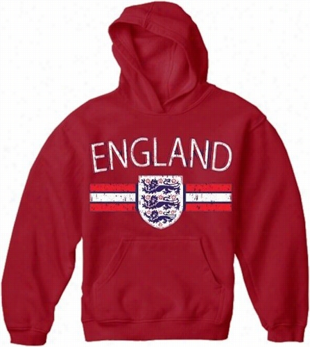 England Vintage Shield Internatoinal Mens Hoodie