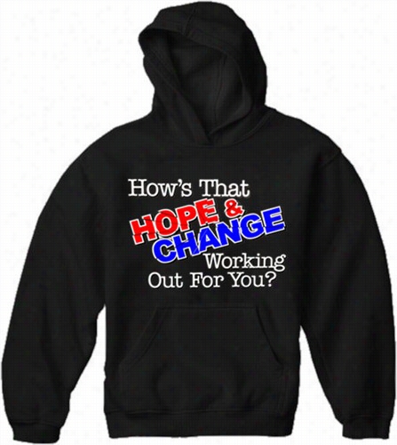 Hoep And Change Adult Hoodie