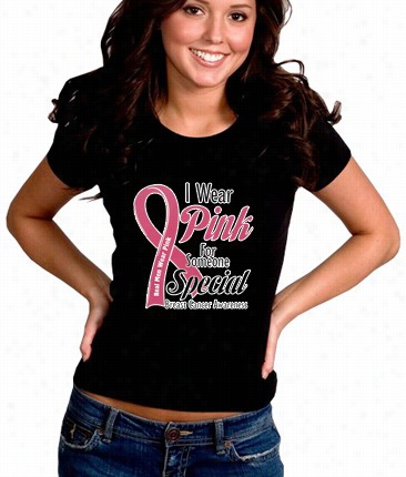 I Wear Pink For Someone Special Girl's T-shirt