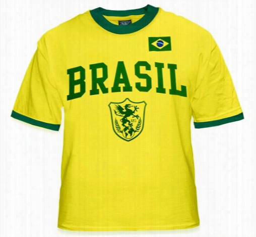 International Soccer Jersey Shirts - Brasil World Cup Jersey T-shirt